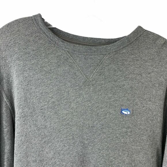 Southern Tide Upper Deck Crewneck Sweatshirt Gray - Picture 2 of 5